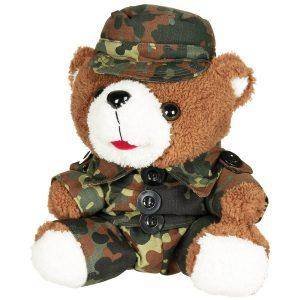 Pliušinis meškinas – kareivis, sudomins kiekvieną minkštų žaislų gerbėją.
