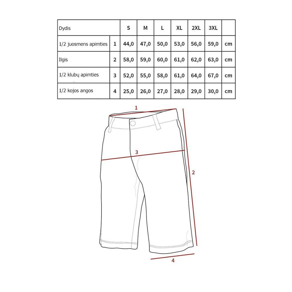 Šortai - bermudai, "Storm", olive