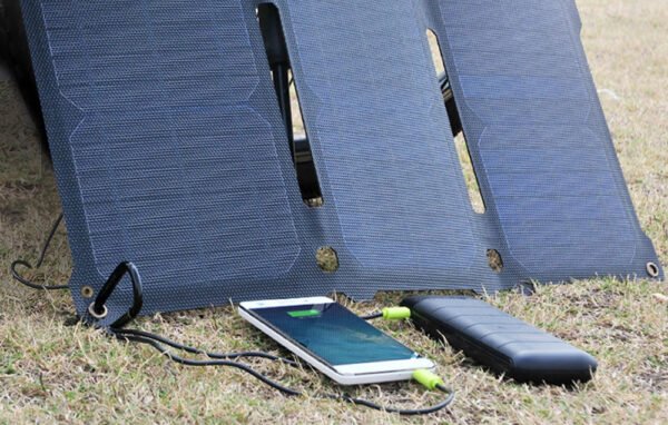 Nešiojama saulės baterija Allpowers AP-ES-004-BLA 21W