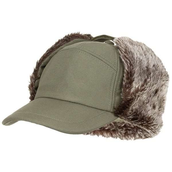 Žieminė kepurė "Trapper", žalia