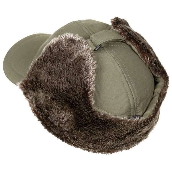 Žieminė kepurė "Trapper", žalia