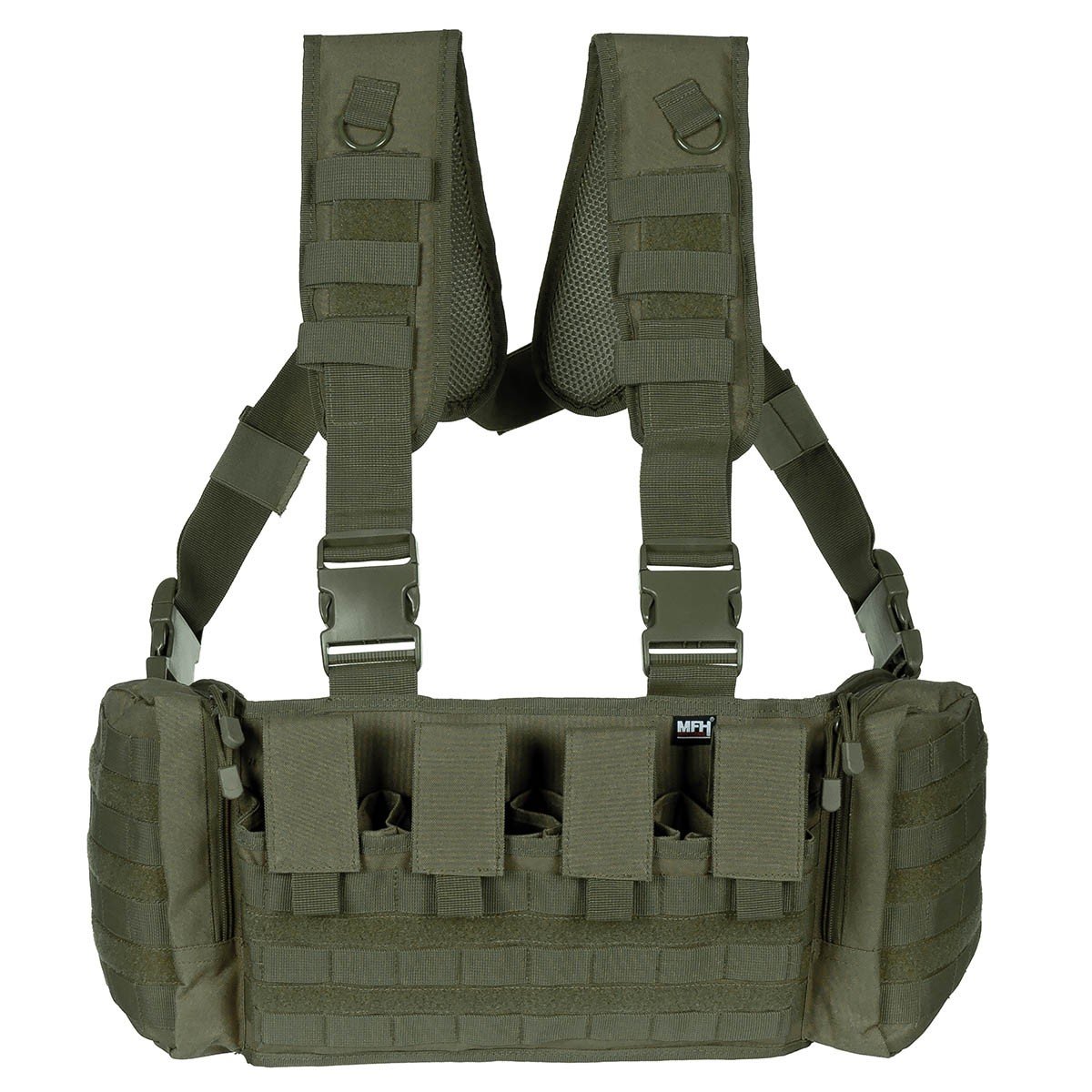 Chest Rig Mission With Modular System Battle Tactical Combat Vest Green ...