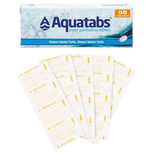 Vandens valymo tabletės, Medentech Aquatabs, 50vnt