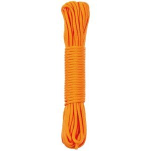 Paracord virvė MFH, 550, 15 M, oranžinė Virvės