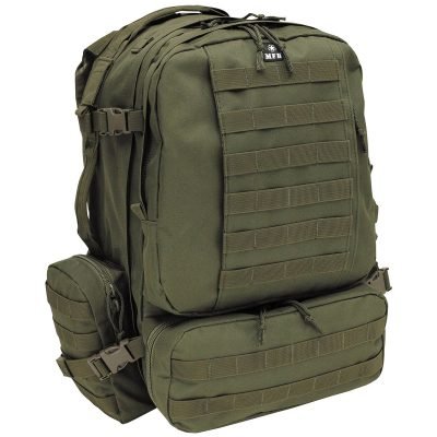 Taktinė kuprinė Tactical Backpack 5 Full Modular dėl savo modulinės konstrukcijos yra labai universali.