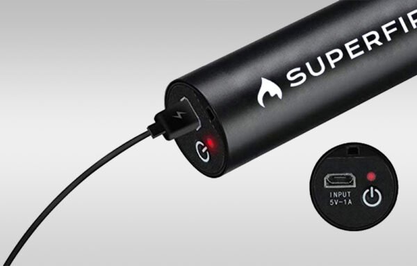 Mažas žibintuvėlis Superfire S11-X, 700lm, USB Apšvietimas ir elektronika 6