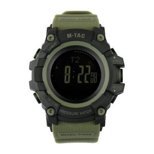 Taktinis laikrodis M-Tac Tactical Adventure juodas/žalias