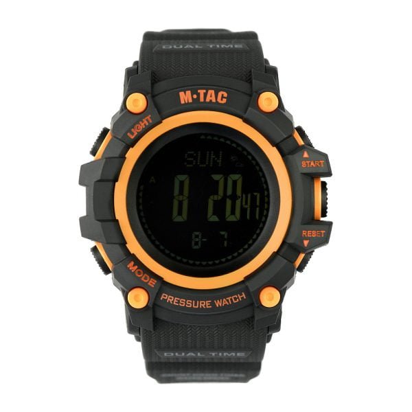 Taktinis laikrodis M-Tac Adventure, turintis daugybę funkcijų. Modelis bus nepakeičiamas pagalbininkas aktyvų gyvenimą gyvenantiems žmonėms