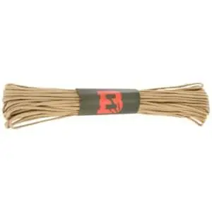 Paracord virvė Badger Outdoor, 550, 30 M, kojoto ruda
