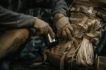 Paracord virvė Badger Outdoor, 550, 30 M, kojoto ruda