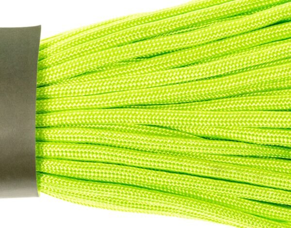 Paracord virvė Badger Outdoor, 550, 30 M, neoninė žalia Įrankiai 4