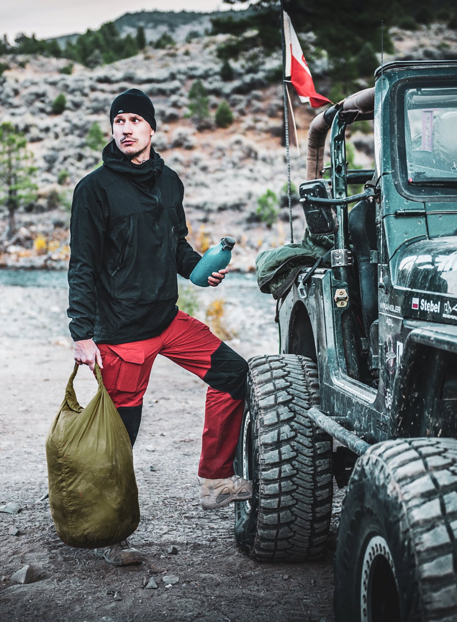 Neperšlampamas krepšys Helikon Arid Dry Sack 50L, žalias