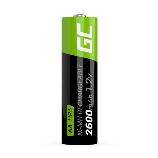 Įkraunamos baterijos AA Green Cell HR6/GR01 2600 mAh, 4vnt Apšvietimas ir elektronika 5