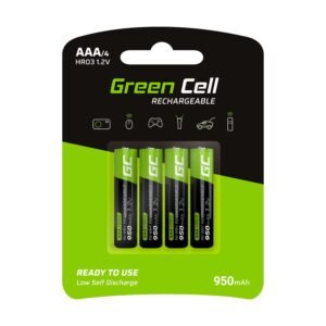 Įkraunamos baterijos AAA Green Cell HR03/GR03 950 mAh, 4vnt