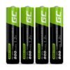 Įkraunamos baterijos AAA Green Cell HR03/GR04 800 mAh, 4vnt