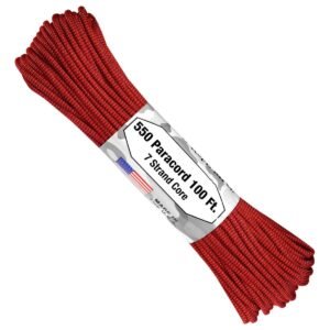 Paracord virvė Atwood Rope MFG 550 30M, Blood Moon Įrankiai