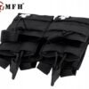 Modulinis dėtuvių dėklas „MOLLE“ 4 vietų (2+2), MFH, juodas