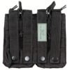 Modulinis dėtuvių dėklas „MOLLE“ 4 vietų (2+2), MFH, juodas
