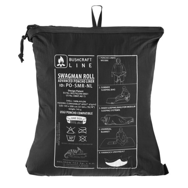Pončas Helikon-Tex Swagman Roll, juodas