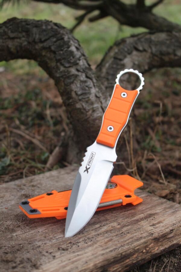 Peilis X FRONT Survivor, oranžinis
