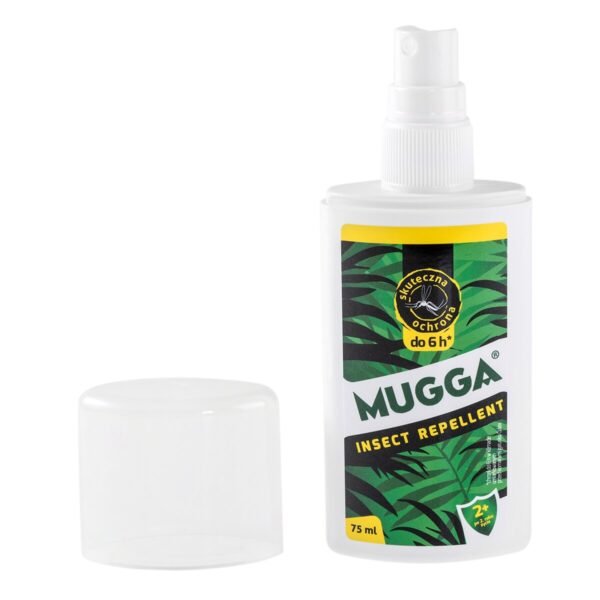 Purškalas nuo uodų Mugga 9,5% DEET 75ml - Image 2