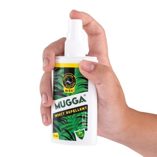Purškalas nuo uodų Mugga 9,5% DEET 75ml - Image 4