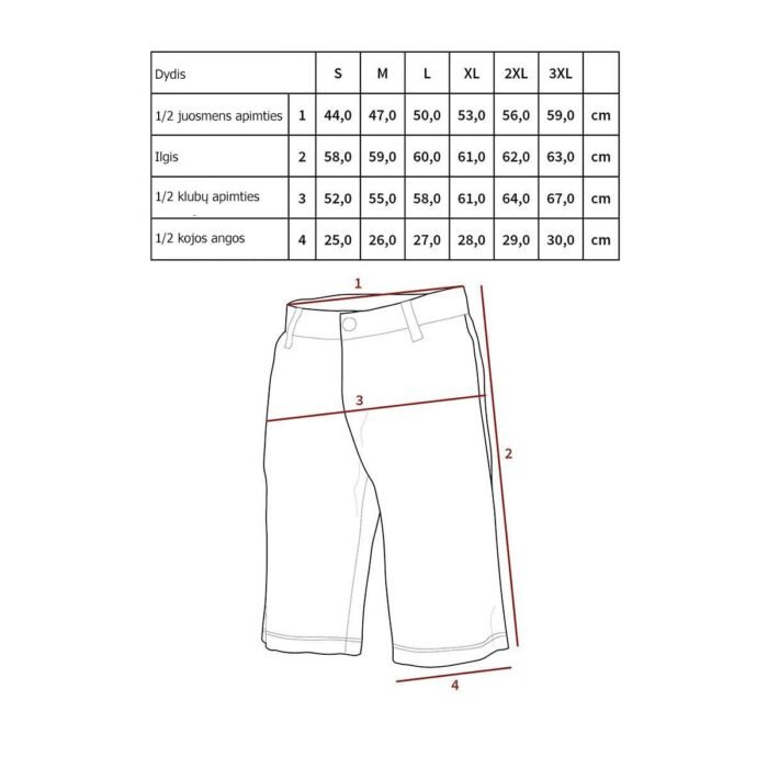 Šortai Bermuda Storm, olive - Image 4