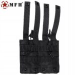 Modulinis dėtuvių dėklas „MOLLE“ 4 vietų (2+2), MFH, juodas - Image 11