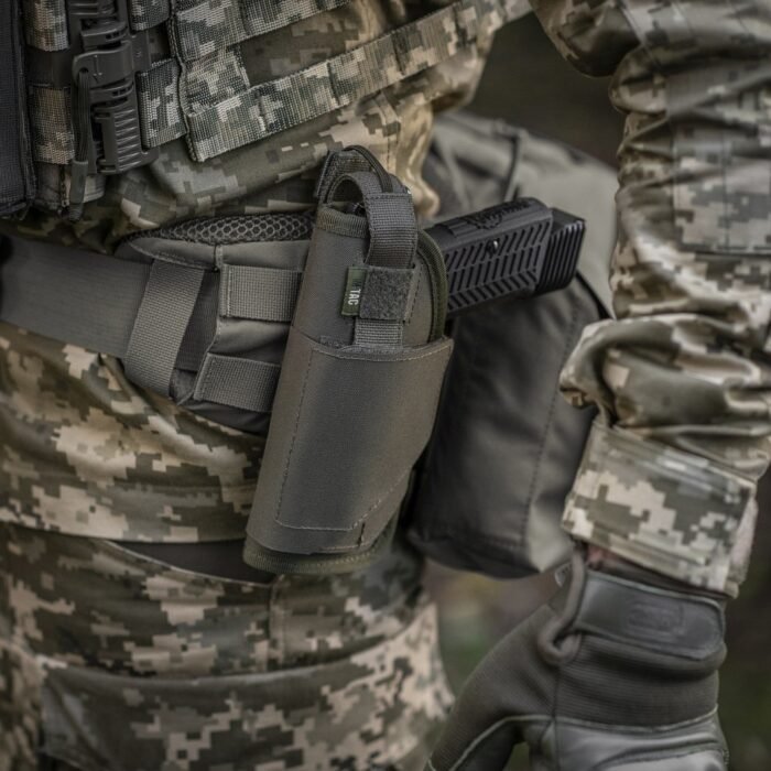 Universalus taktinis pistoleto dėklas M-Tac Elite Left, žalias - Image 8