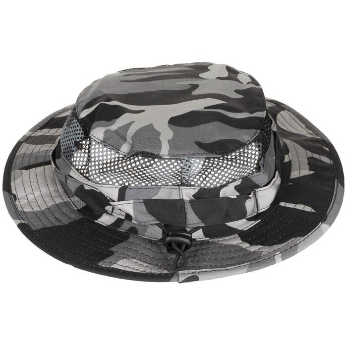 Kepurė skrybėlė Mesh Boonie, Grey-camo - Image 2