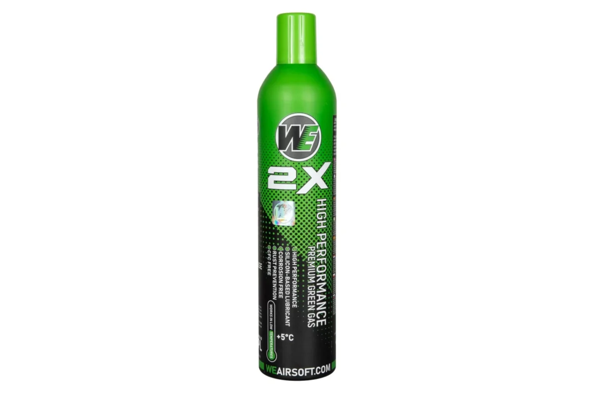 Airsoft dujos WE 2X High Performance Premium 800ml Green Gas
