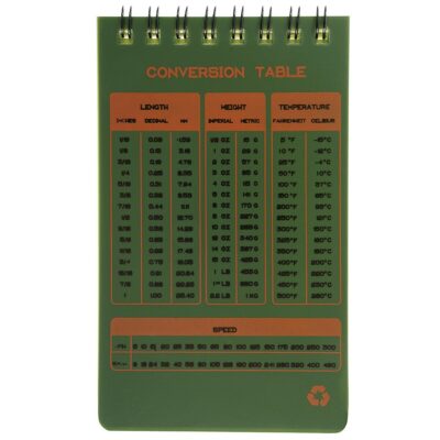 Neperšlampama užrašų knygutė 7.5x13cm, Badger Outdoor