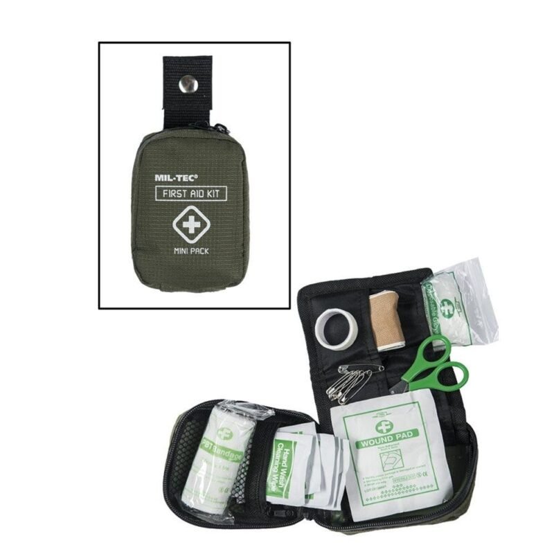 Vaistinėlė FIRST AID MINI, žalia
