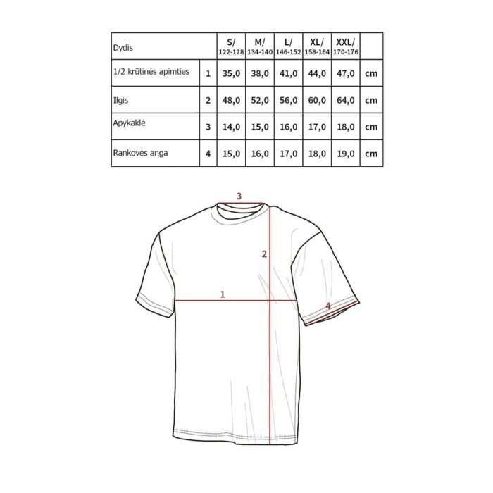 Vaikiški marškinėliai Basic, Woodland - Image 2