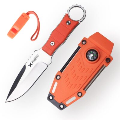 Peilis X FRONT Survivor, oranžinis