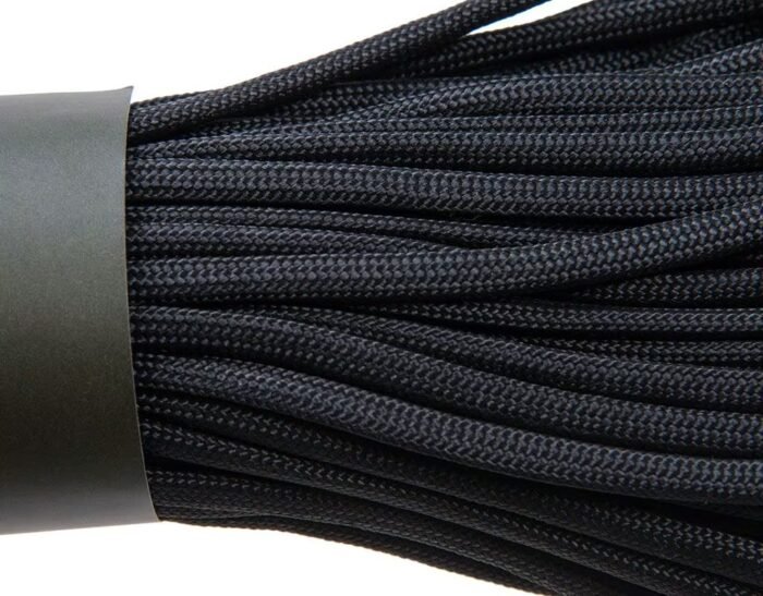 Paracord virvė Badger Outdoor, 550, 30 M, juoda - Image 2