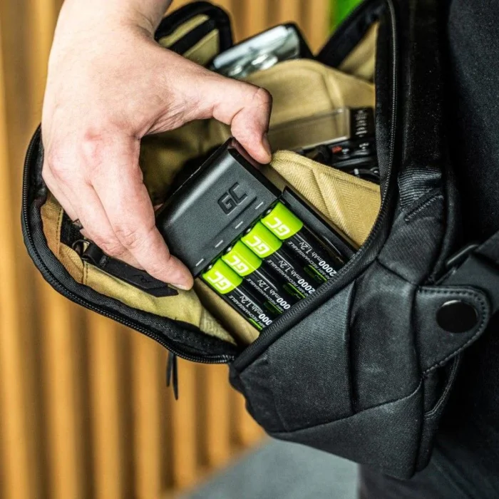 Baterijų įkroviklis Green Cell GC VitalCharger - Image 4