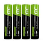 Įkraunamos baterijos AAA Green Cell HR03/GR03 950 mAh, 4vnt - Image 2