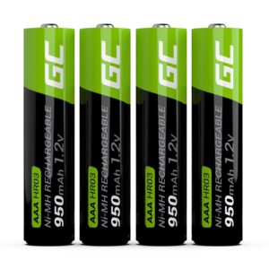 Įkraunamos baterijos AAA Green Cell HR03/GR03 950 mAh, 4vnt
