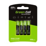 Įkraunamos baterijos AAA Green Cell HR03/GR04 800 mAh, 4vnt