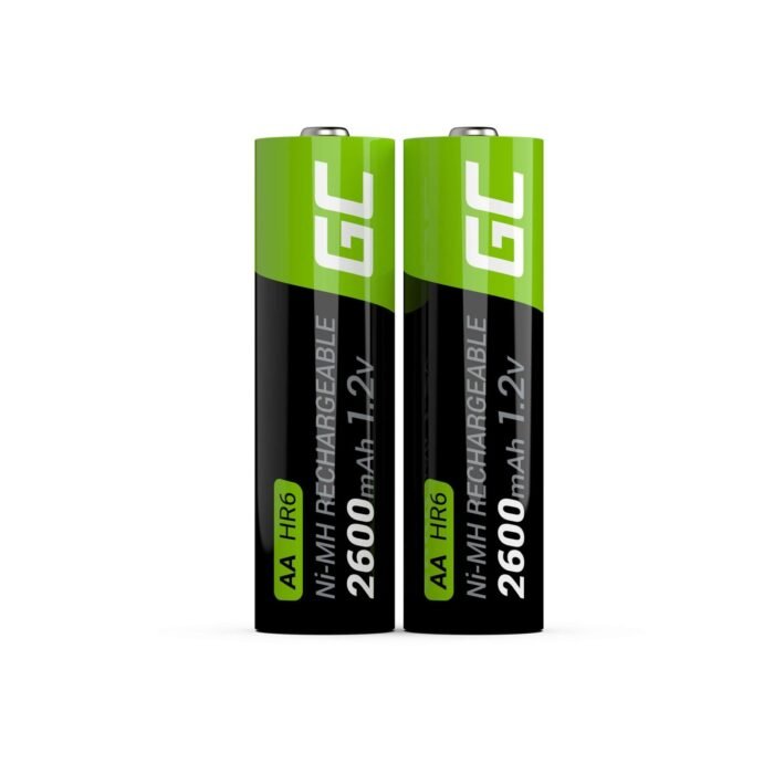 Įkraunamos baterijos AA Green Cell HR6/GR05 2600 mAh, 2vnt - Image 2