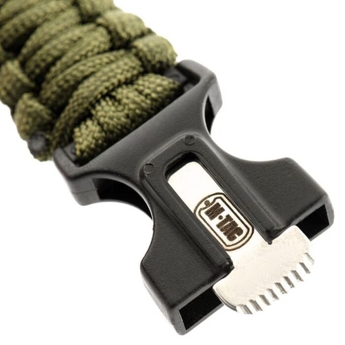 Paracord išgyvenimo apyrankė M-Tac, žalia - Image 4