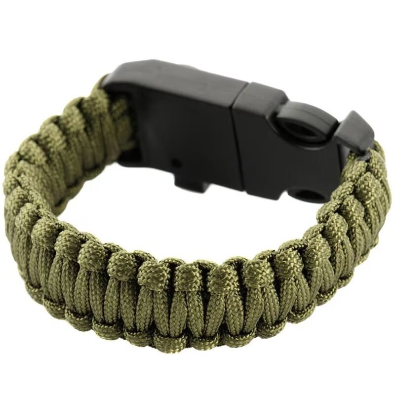 Paracord išgyvenimo apyrankė M-Tac, žalia