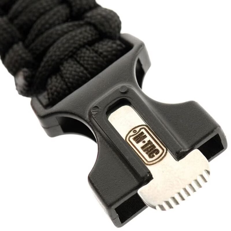 Paracord išgyvenimo apyrankė M-Tac, juoda