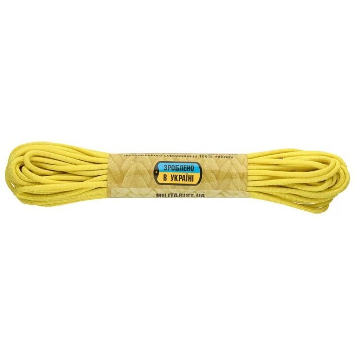 Paracord virvė M-Tac 550 Type III 15 M, geltona - Image 2