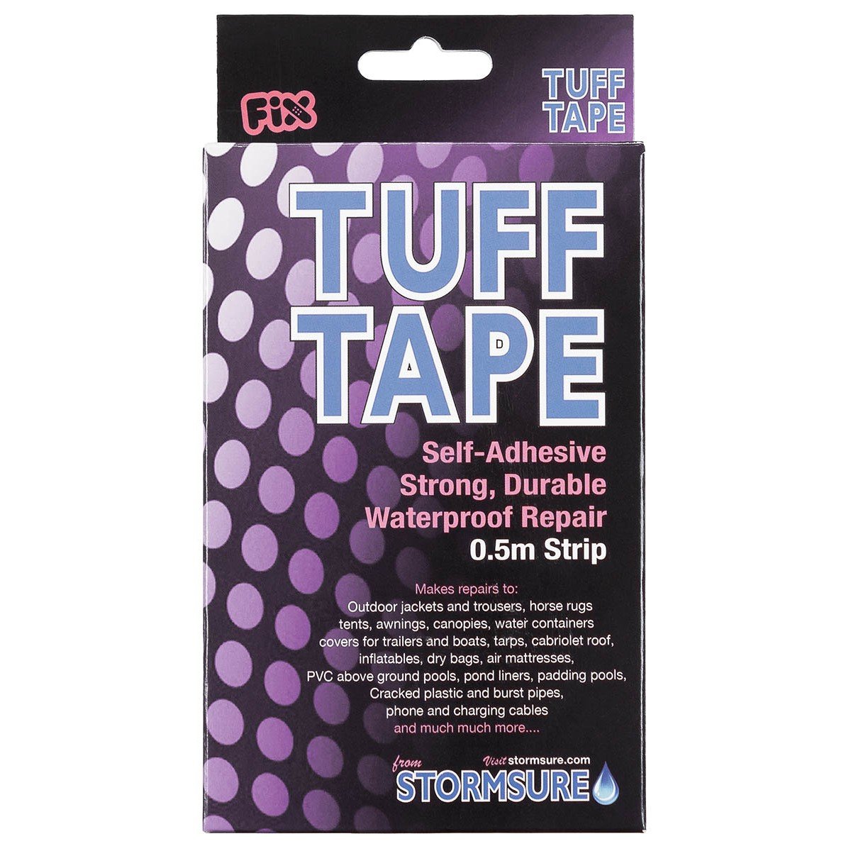 27334B.jpg Vandeniui atspari lipni juosta, STORMSURE TUFF TAPE, 50 x 7,5 cm - Image 1