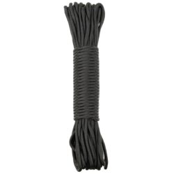 Paracord virvė MFH, 550, 15 M, juoda