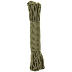 Paracord virvė MFH, 550, 15 M, žalia