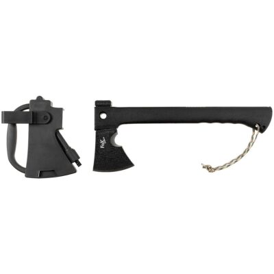 Kirvis Survival su nailonine rankena ir dėklu, juodas Kirvis Survival su nailonine rankena ir dėklu, juodas