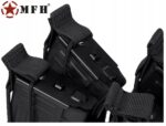 Modulinis dėtuvių dėklas „MOLLE“ 4 vietų (2+2), MFH, juodas - Image 14